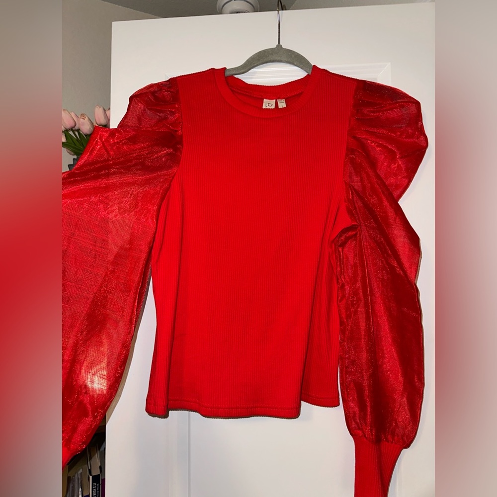 Anthropologie puff sleeve